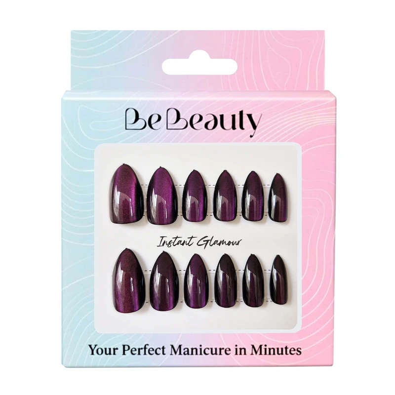 ناخن مصنوعی دست بی‌بیوتی مدل CatEye1014 بسته 12 عددی