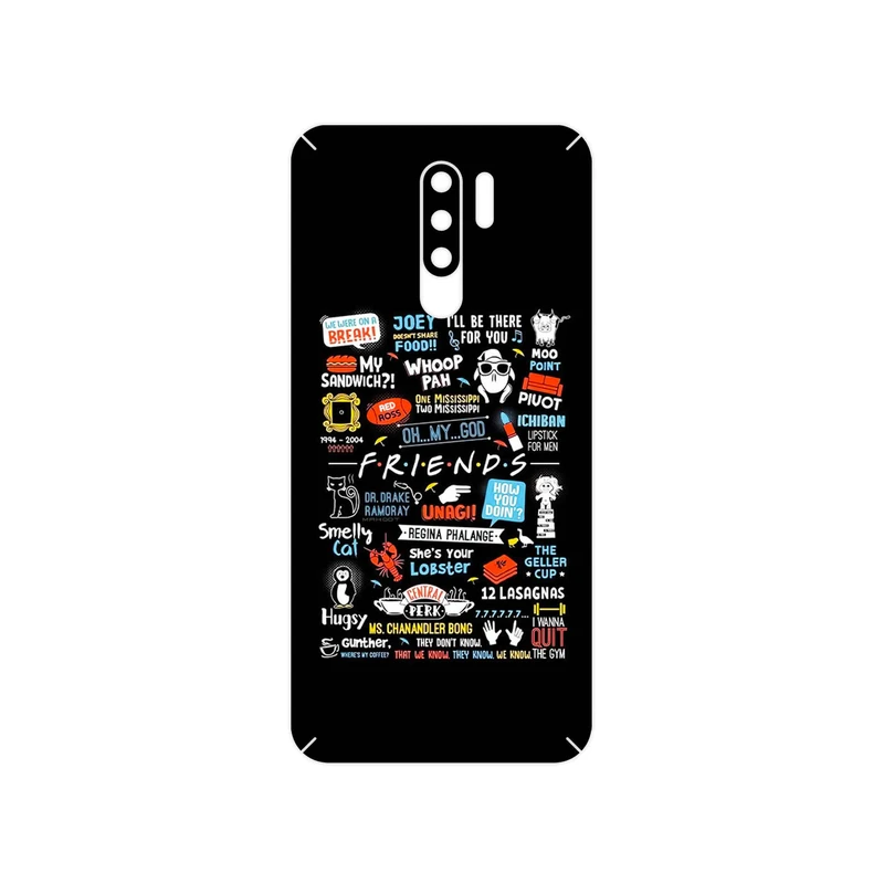 برچسب پوششی ماهوت مدل Friends 2 مناسب برای گوشی موبایل شیائومی Redmi 9