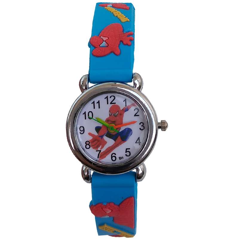 ساعت مچی عقربه ای پسرانه مدل مرد عنکبوتی کد 604