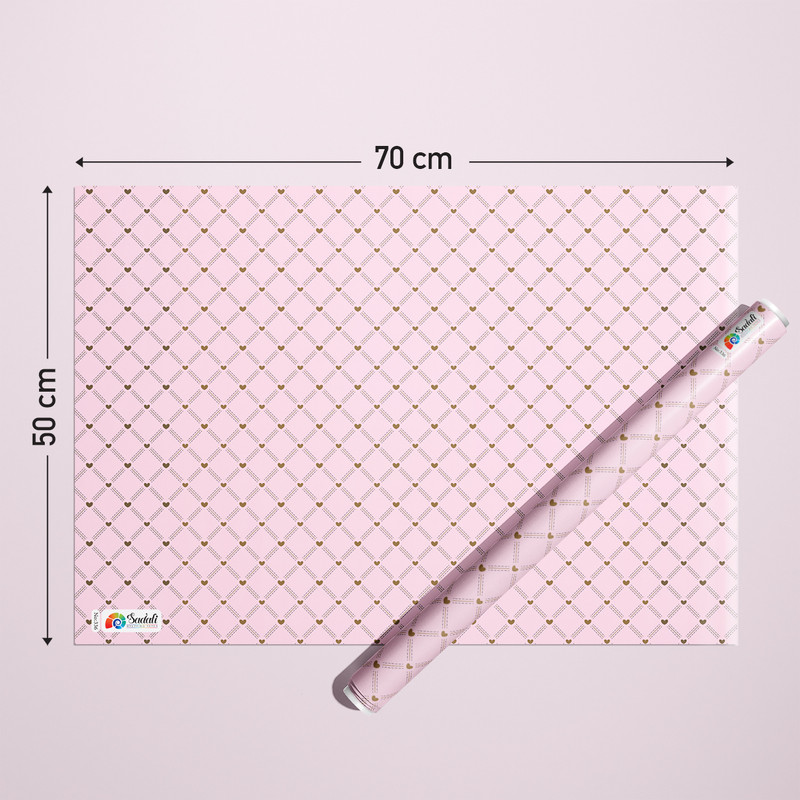 کاغذ کادو صدفی طرح کلاسیک بسته 2 عددی