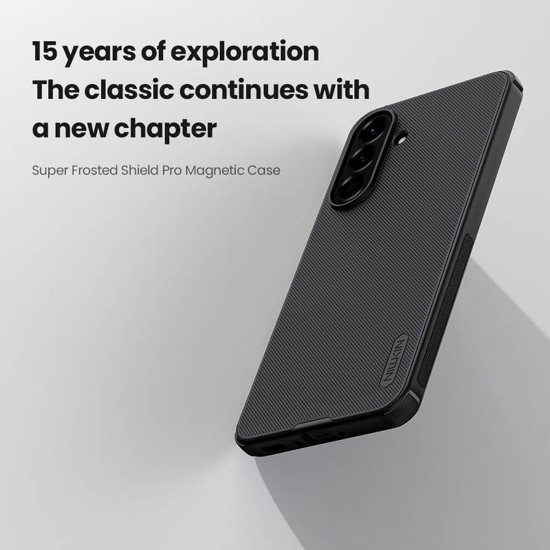 کاور نیلکین مدل Super Frosted Shield Pro Magnetic مناسب برای گوشی موبایل سامسونگ Galaxy A56 5G