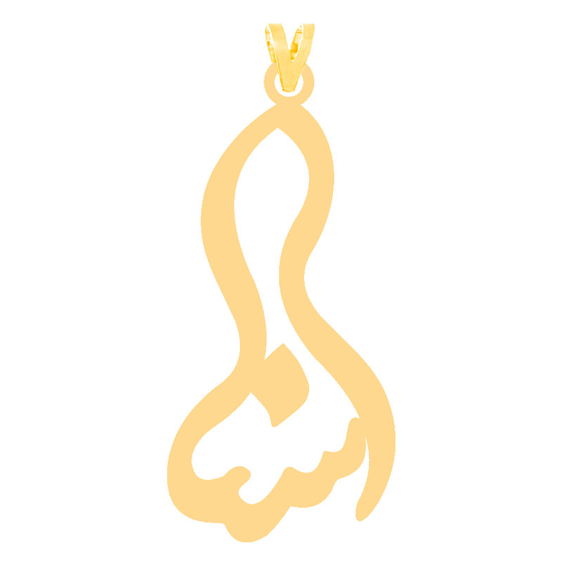 آویز گردنبند طلا 18 عیار دخترانه کرابو طرح اسنا مدل Kr30894