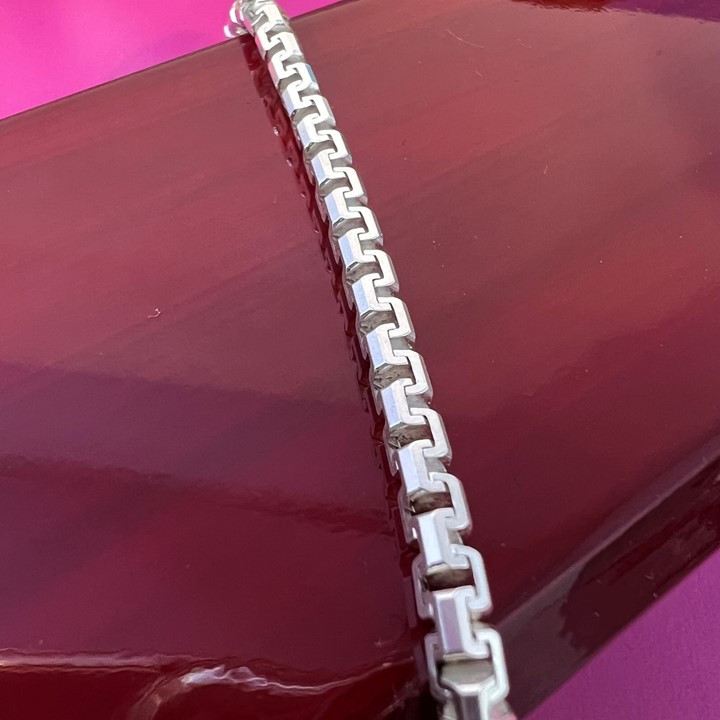 دستبند نقره مردانه مدل glsr-625 دستبند نقره مردانه مدل glsr-625