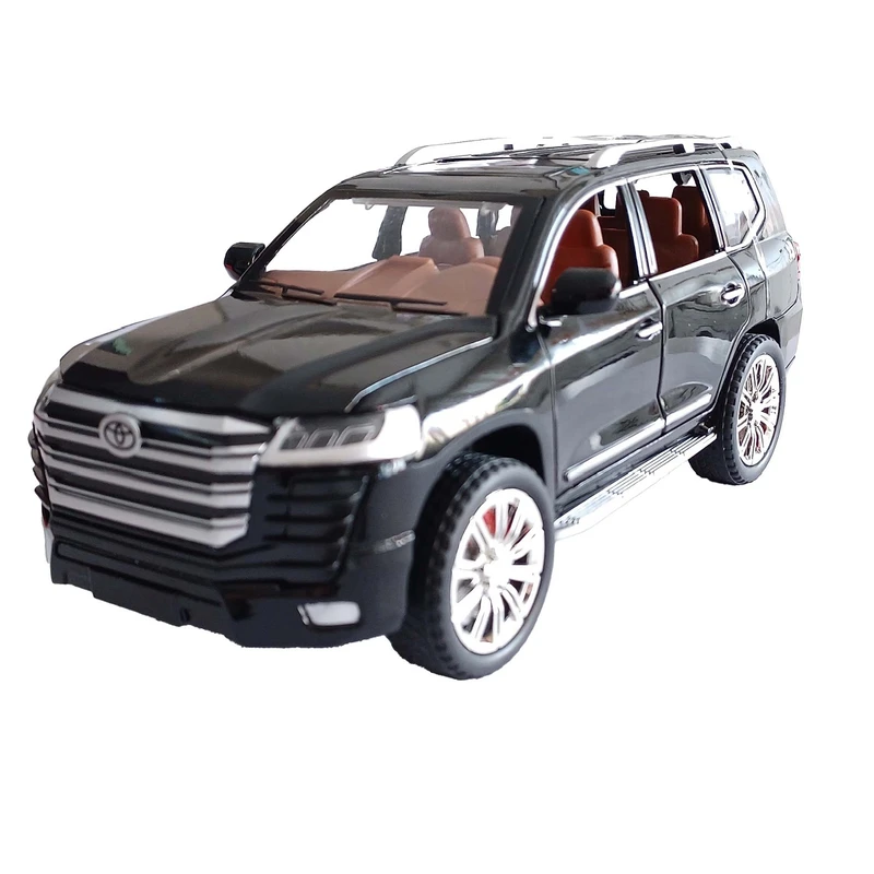 عکس شماره 14 : ماشین بازی مدل عقب کش فلزی سایز بزرگ طرح تویوتا لندکروز