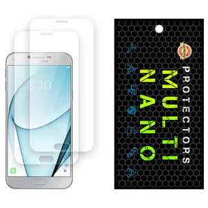 Multi Nano X-S2N Model Transparent Screen Protector Suitable For Samsung Galaxy A8 2016 Mobile Phone Pack Of 2
