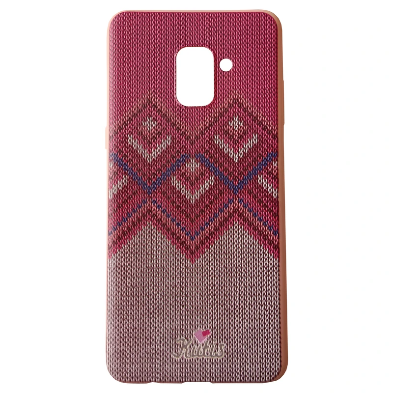 کاور مدل سیلیکونی کد 12-0 طرح بافت مناسب برای گوشی موبایل سامسونگ Galaxy A730/ A8 Plus 2018