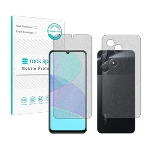 Rockspace HyMTT Matte screen protector suitable for Realme C51 mobile phone along with the back protector