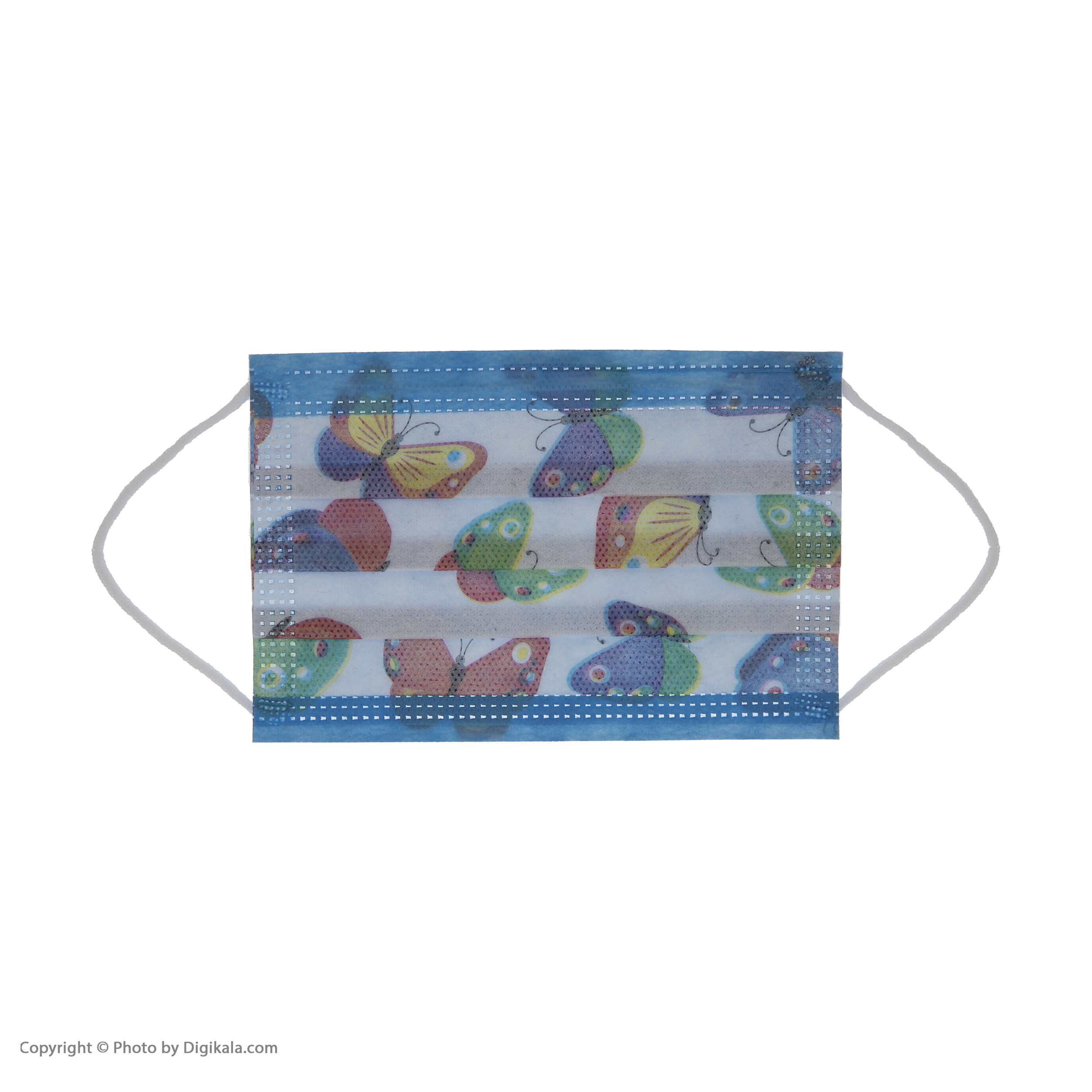 ماسک تنفسی کودک هیراد مدل طرحدار رنگارنگ مجموعه 50 عددی