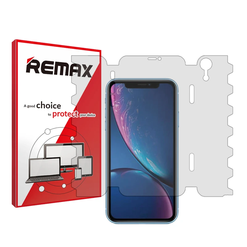 محافظ صفحه نمایش شفاف ریمکس مدل HyGEL مناسب برای گوشی موبایل اپل iPhone XR