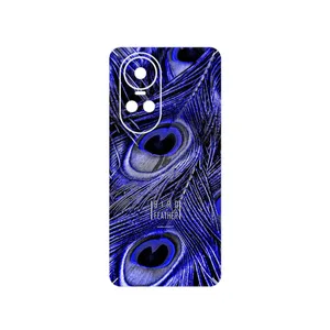 MAHOOT Purple Feather Cover Sticker for Oppo Reno 10 5G