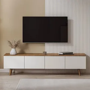 میز تلویزیون مدل 2741 مناسب برای تلویزیون تا 75 اینچ