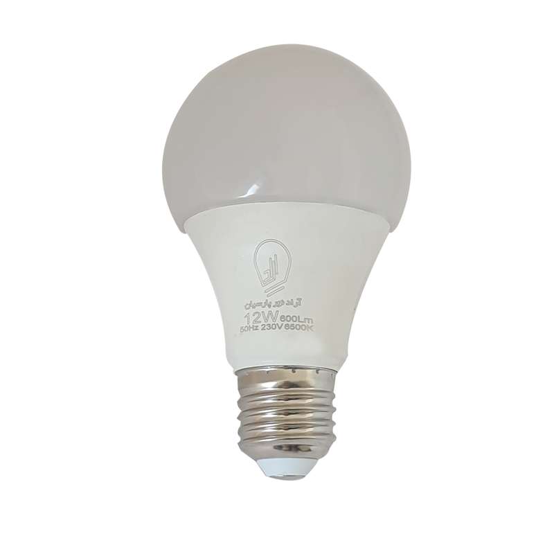 لامپ ال ای دی 12 وات آراد نور پارسیان کد NA12GA پایه E27