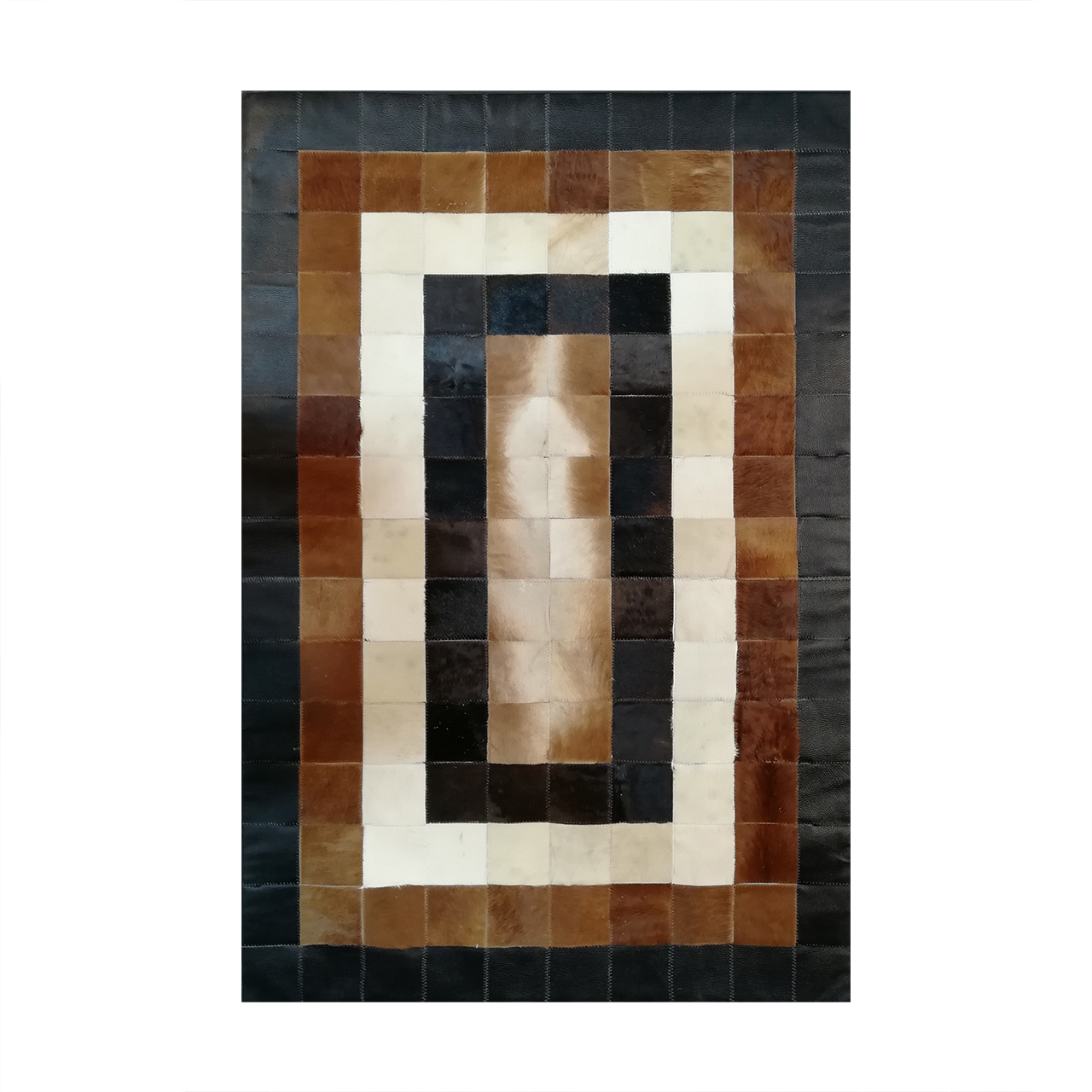 کلاژ فرش پوستو چرم کمالی مدل AD-0200