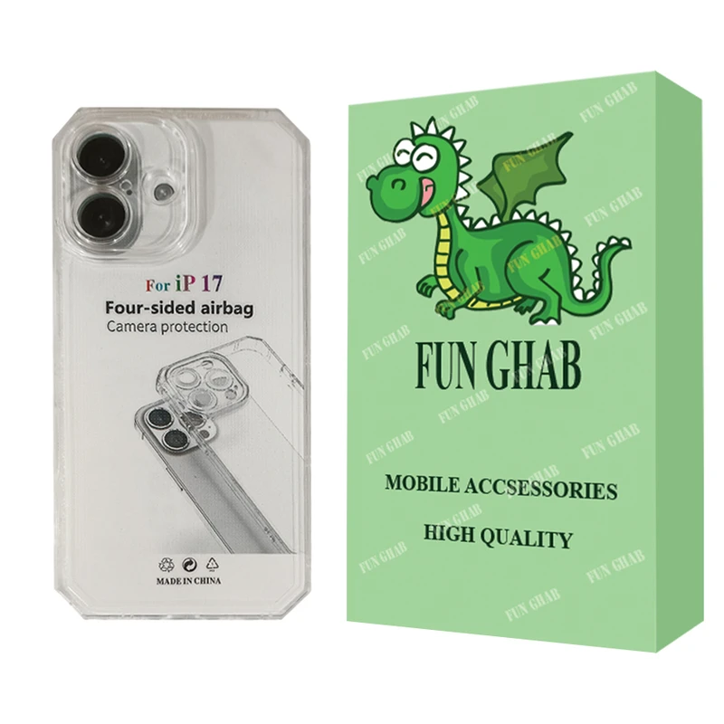 کاور فان قاب مدل ژله ای مناسب برای گوشی موبایل اپل iPhone 17