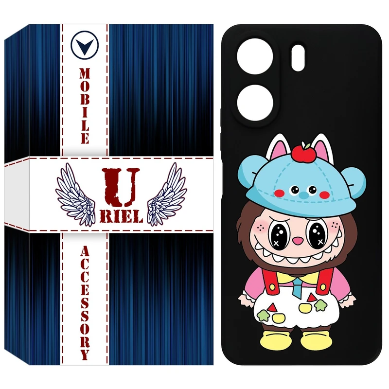 کاور یوریل مدل KSH کد 123 طرح عروسک لبوبو مناسب برای گوشی موبایل شیائومی Redmi 13C 4G / Poco C65