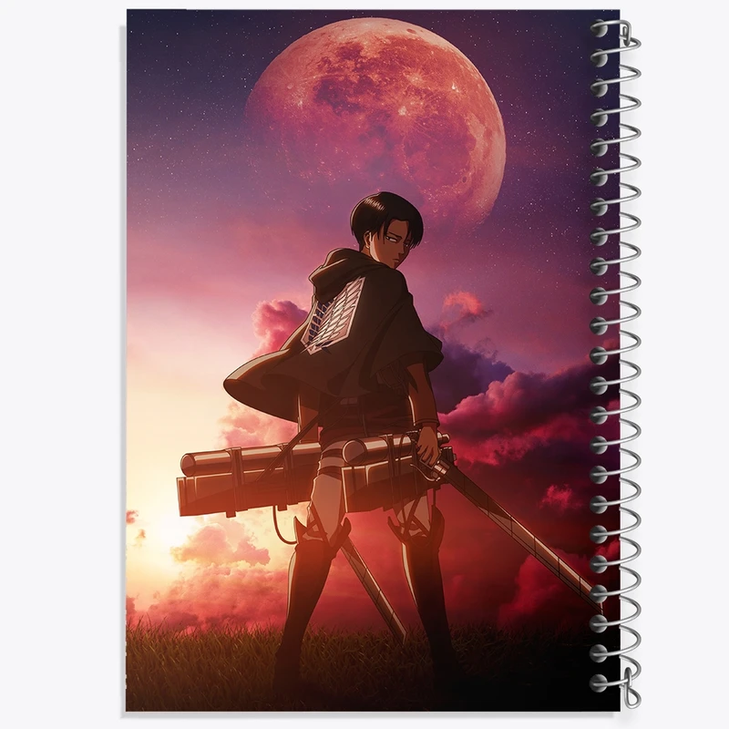 دفتر نقاشی 50 برگ خندالو طرح انیمه اتک آن تایتان کد F817