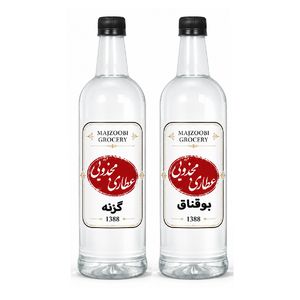 عرق بوقناق و عرق گزنه عطاری مجذوبی - 1 لیتر بسته 2 عددی