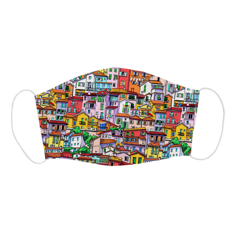 ماسک تزیینی طرح خانه مدل 040