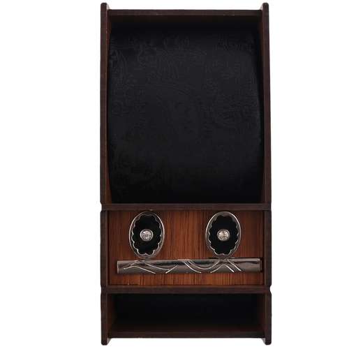 ست کراوات و دستمال جیب و دکمه سردست و گیره کراوات مردانه مدل PJ-110467