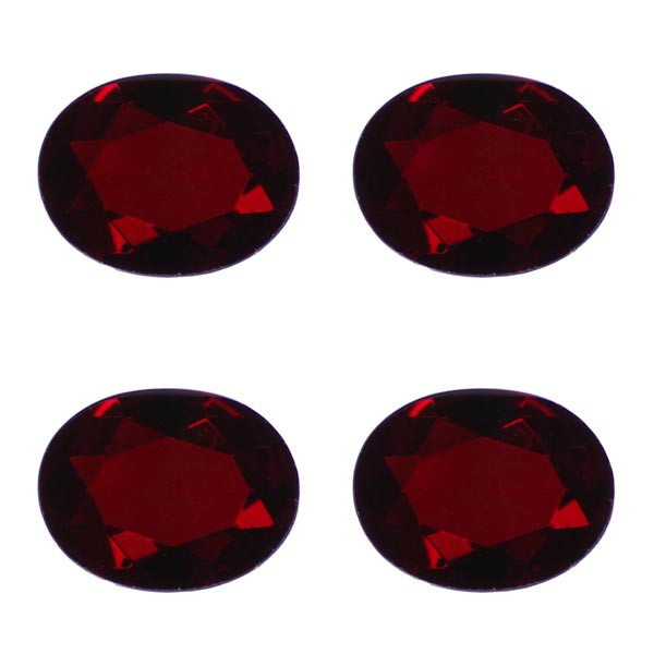 سنگ یاقوت سرخ کد F66011 بسته 4 عددی