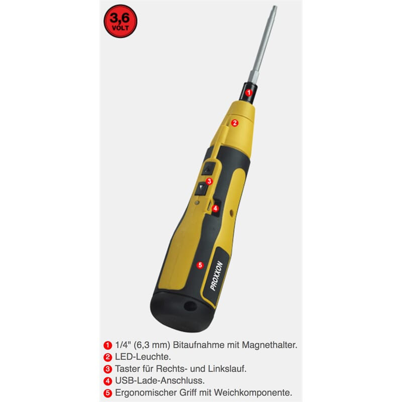 پیچ گوشتی شارژی پروکسون مدل 22295