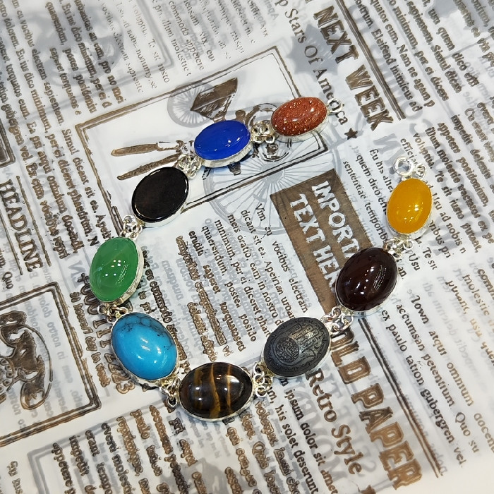 دستبند نقره زنانه مدل 9 کد 3000 دستبند نقره زنانه مدل 9 کد 3000