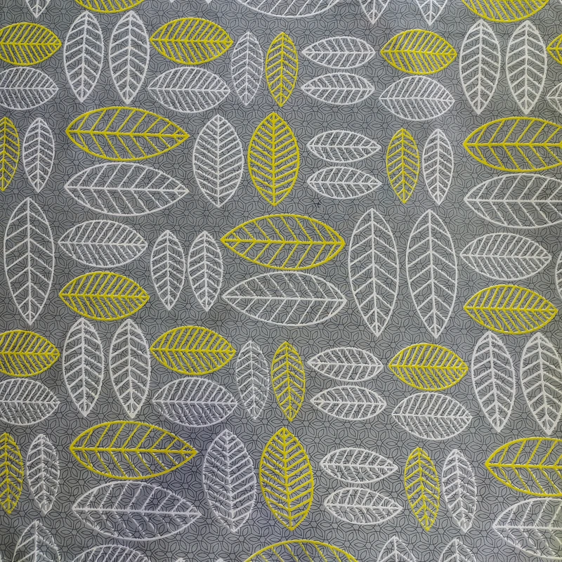 پارچه ملحفه عرض 2 متر مدل ماکائو 11234 رنگ زرد