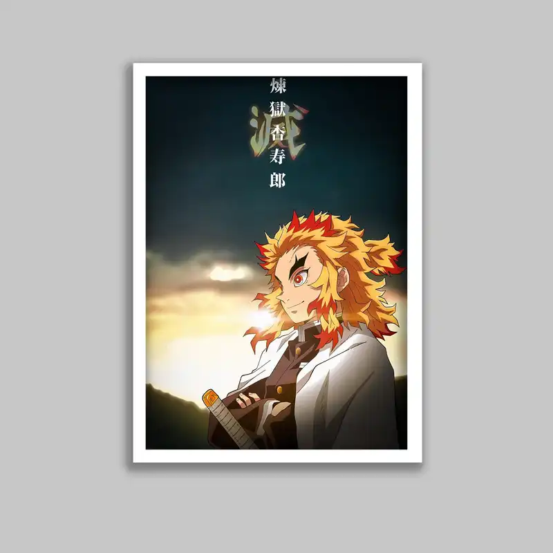 تابلو مدل انیمه شیطان کش Demon Slayer کد LA-G10459