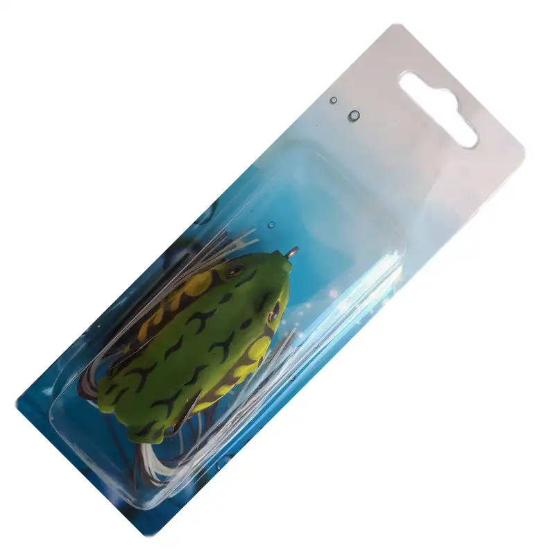 طعمه ماهیگیری مدل قورباغه مصنوعی ژله ای دم ریشی ZE