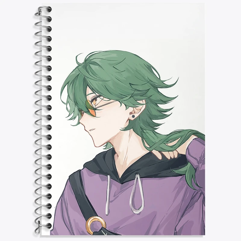 دفتر زبان 50 برگ خندالو مدل دو خط طرح بازی لیگ اف لجندز (League of Legends) کد 33016