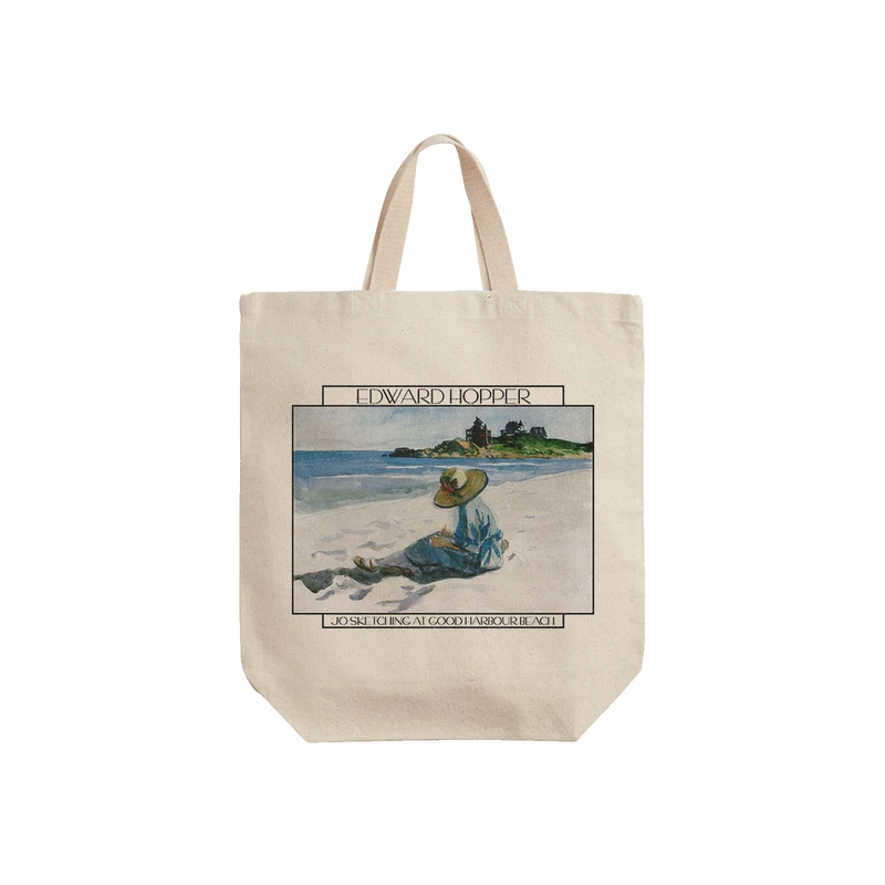 ساک خرید ترمه طراحان ایده مدل جو در حال طراحی در ساحل بندر خوب از هاپر کد art0522 - S