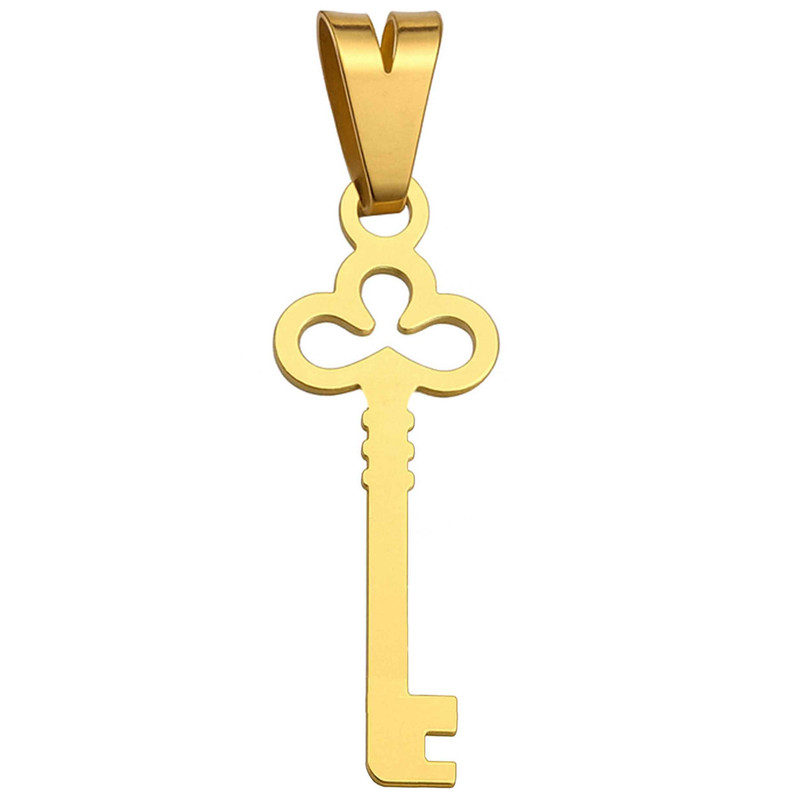 آویز گردنبند طلا 18 عیار زنانه گالری صادقی طرح کلید