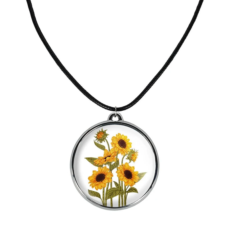 گردنبند خندالو مدل گل آفتابگردان کد 2954129542