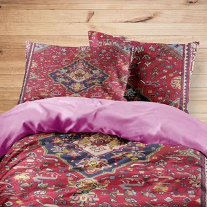 سرویس روتختی مدوپد طرح فرش همدان مدل C-Hamedan65 یک نفره 4 تکه