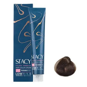 رنگ مو استیسی شماره 6.71 حجم 100 میلی لیتر رنگ بلوند نسکافه ای تیره