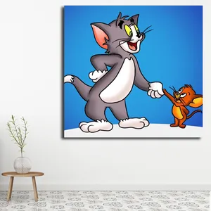 تابلو کودک و نوزاد مدل تام و جری کد 6