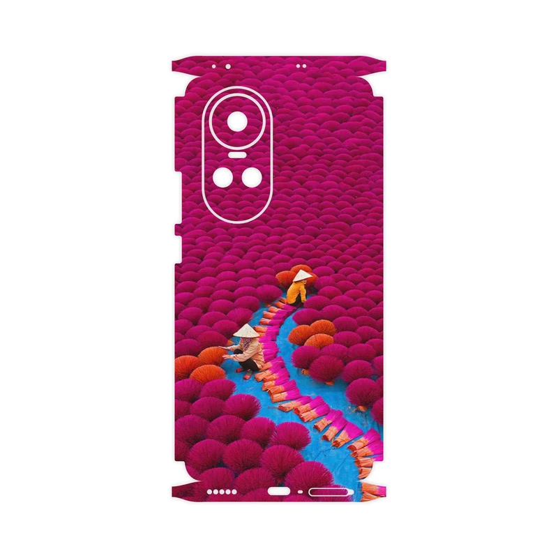 برچسب پوششی ماهوت مدل Vietnam Incense Wood Farms-FullSkin مناسب برای گوشی موبایل اپو Reno 10 5G
