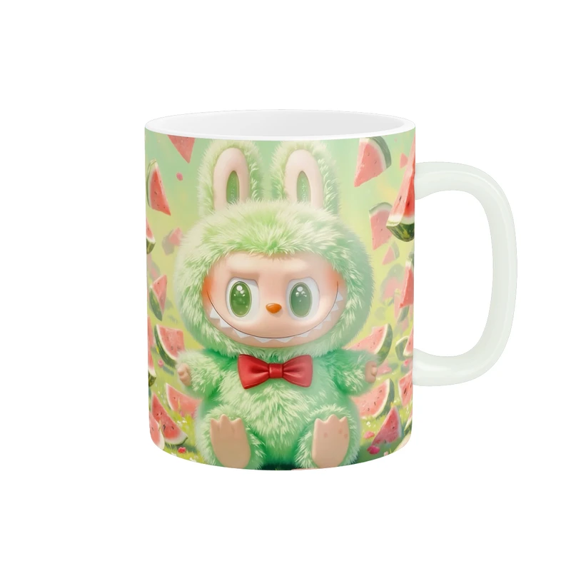 ماگ پاد آفرین مدل عروسک لبوبو کد PM5023