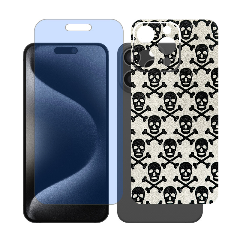 محافظ صفحه نمایش بلو کات گلس مدل Together مناسب برای گوشی موبایل اپل iPhone 15 Pro Max به همراه برچسب پوششی پشت گوشی