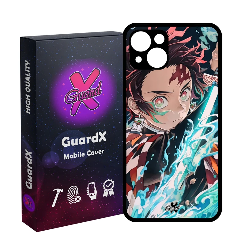 کاور گارد ایکس طرح Demon Slayer Anime مدل Glass10589 مناسب برای گوشی موبایل اپل iPhone 13