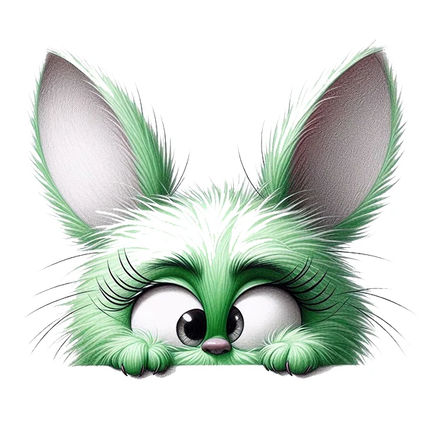 استیکر پارچه و لباس پاد آفرین طرح خرگوشی کد 1154