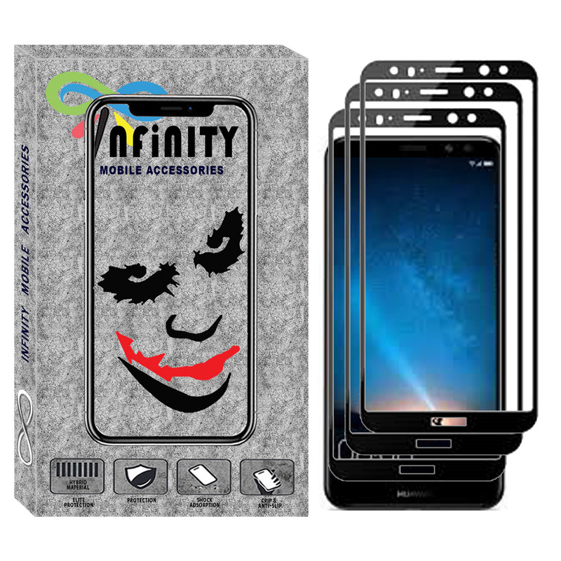 محافظ صفحه نمایش اینفینیتی مدل Inf-03 مناسب برای گوشی موبایل هوآوی MATE 10 LITE بسته سه عددی