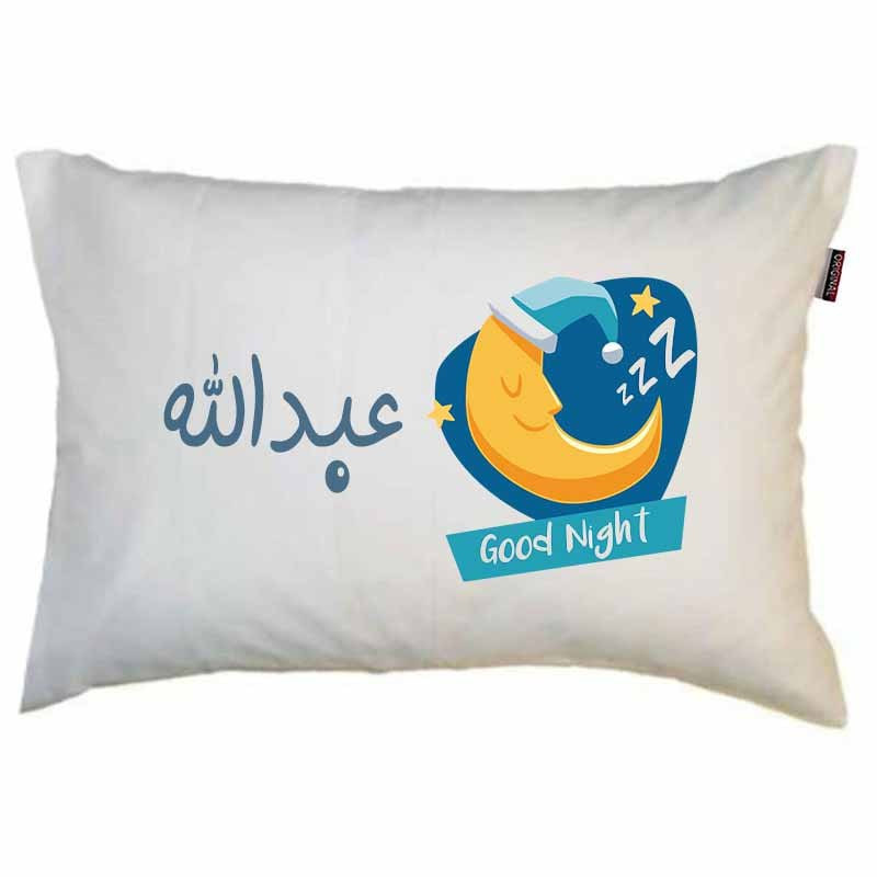 رو بالشی مد برتر مدل فانتزی ماه طرح اسم عبدالله کد 13