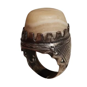 انگشتر نقره مردانه مدل باباقوری تک چشم غول پیکر BTGP322480