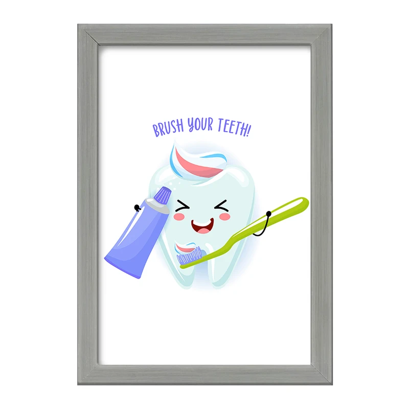 تابلو خندالو طرح دندان و دندان پزشکی کودکانه کد 36697