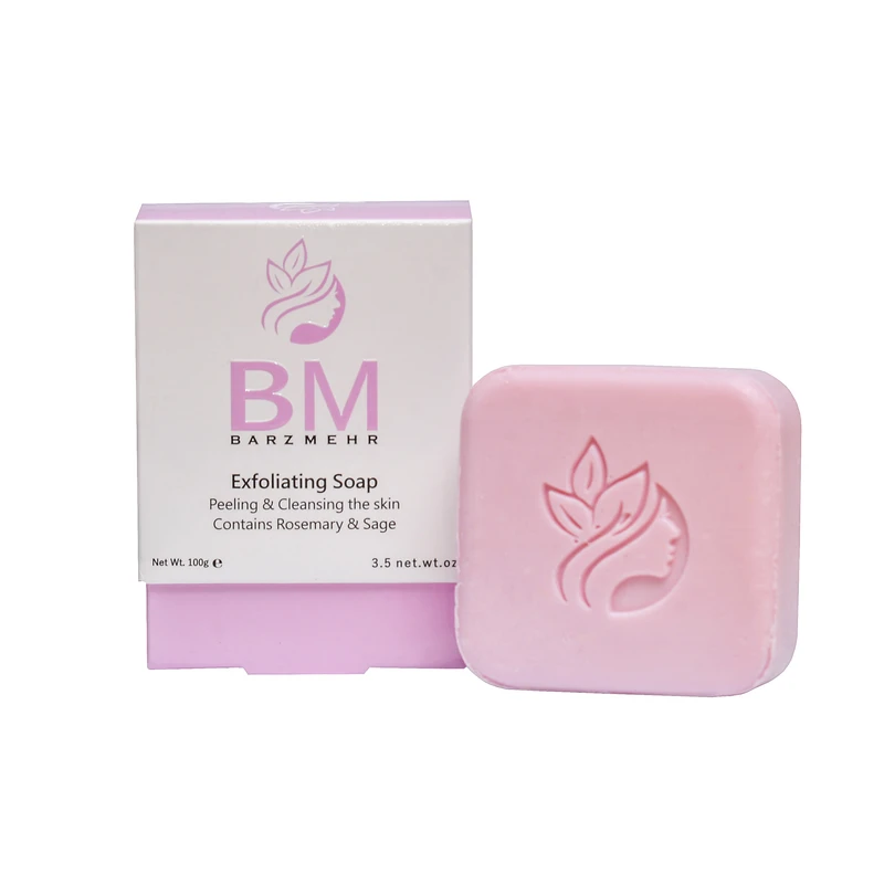 صابون شستشو برزمهر مدل لایه بردار وزن 100 گرم