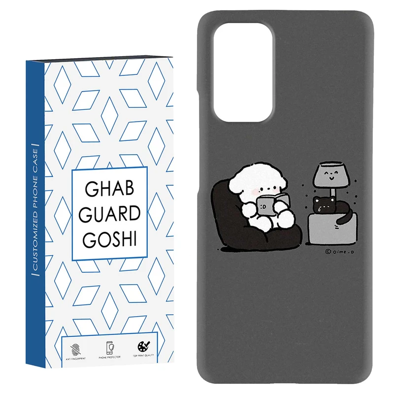 کاور قاب گارد گوشی طرح خرسو گربه کد Dimo-849 مناسب برای گوشی موبایل شیائومی Redmi Note 9 4G / Redmi 9T