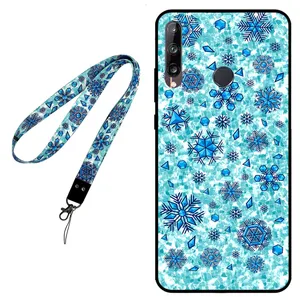 Megafone Snow Flake 0014 Cover For Huawei Y7P 2020 Mobile Neckband