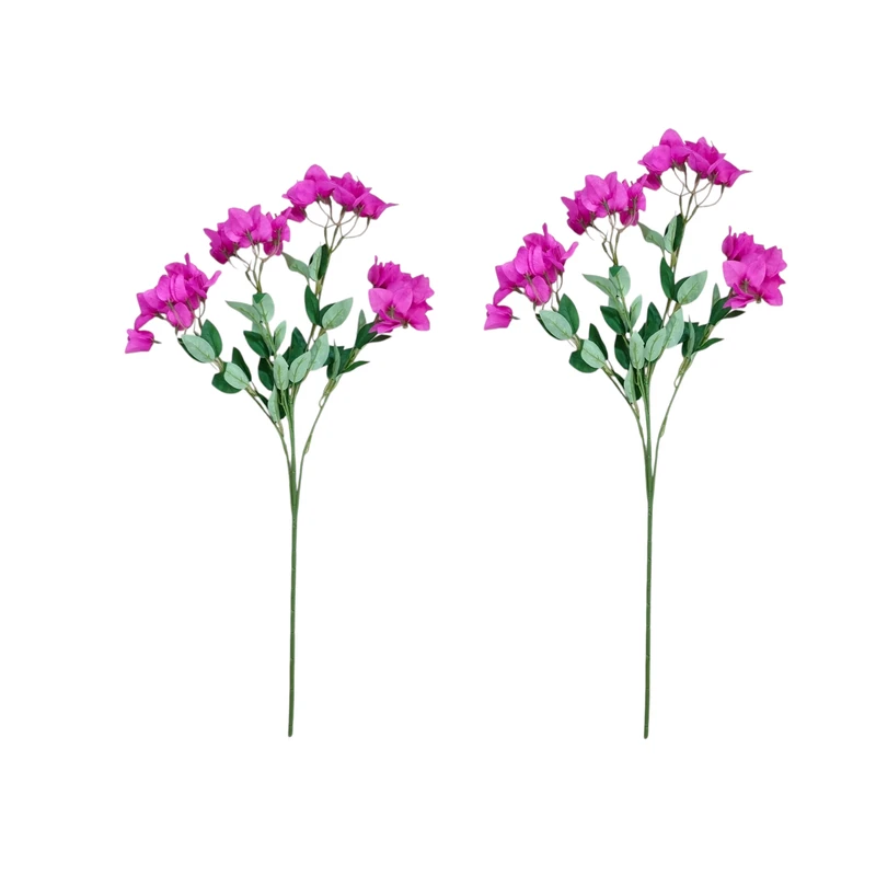 گل مصنوعی مدل شاخه شکوفه گل کاغذی مجموعه ۲ عددی