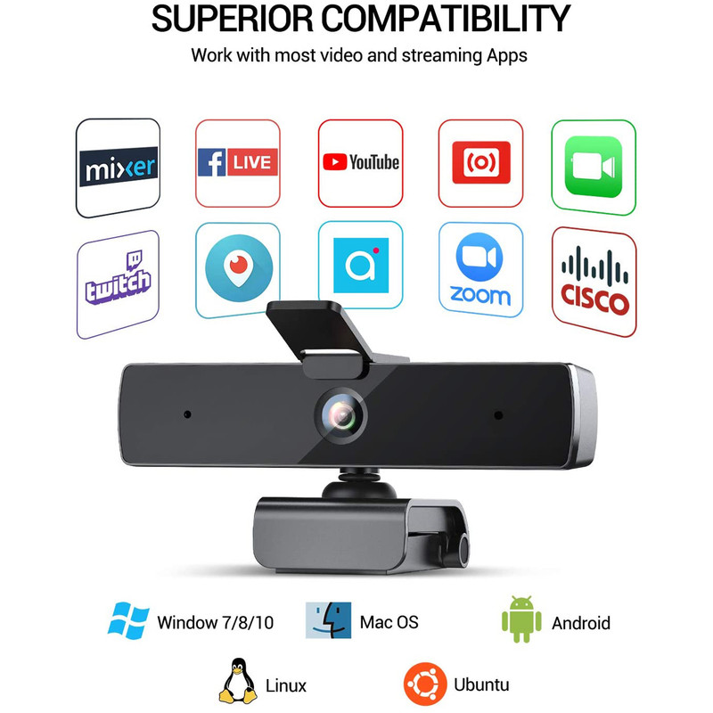 وب کم دپستچ مدل 2k QHD Streaming
